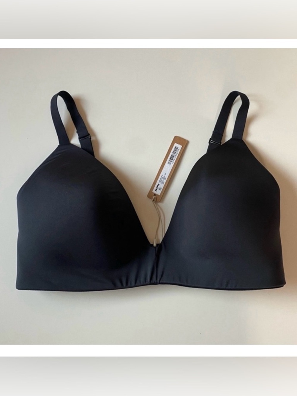Skims Wireless Form T-Shirt Bra Lightly Lined Onyx 38DDD NWT